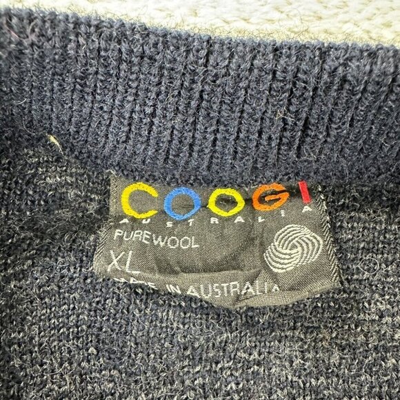Vintage Coogi Australia Wool Sweater Men's Size XL Biggie Smalls - Picture 6 of 13